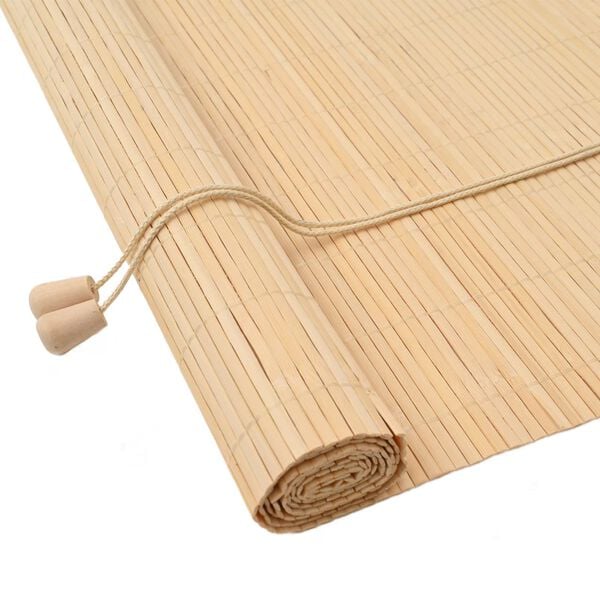 vidaXL Rullaverho verhoilla Luonto 120 x 220 cm Bambu