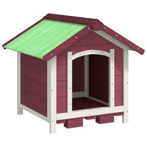 vidaXL Koirankoppi mokka 65x65x61,5 cm t&auml;ysi m&auml;nty
