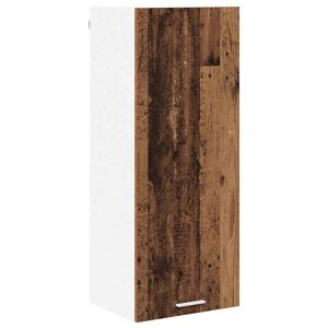 vidaXL Henkarikaappi ovella Vanha puu 40 x 31 x 100 cm Tekninen puu