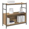 vidaXL Kirjahylly artesaani tammi 80 x 30 x 78.5 cm Tekninen puu