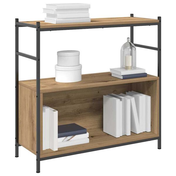 vidaXL Kirjahylly artesaani tammi 80 x 30 x 78.5 cm Tekninen puu