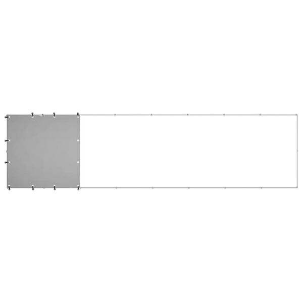 vidaXL Koiranhäkki hopea 4,84 m² teräs