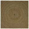 vidaXL Alue Matto Musta 300 x 300 cm Juutti