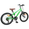 vidaXL Kids Mountain Bike 20 Tuumaa 6-Speed 5-8 vuotta Vihre&auml;
