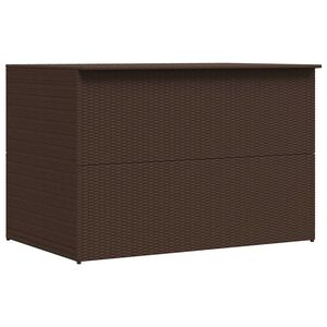 vidaXL Ulkos&auml;ilytyslaatikko ruskea 150x100x100 cm polyrottinki
