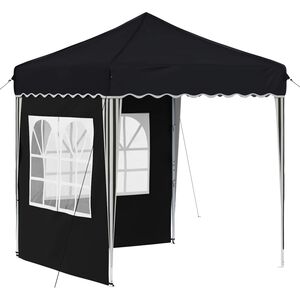 vidaXL Pop-up Juhlateltta 195 x 195 x 245 cm Antrasiitti Oxford-kangas