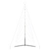 vidaXL LED joulukuusi 615 kylmän valkoista LED-valoa 404,5 cm