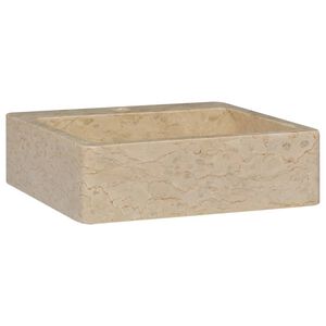 vidaXL Pesuallas kerma 40x40x12 cm marmori
