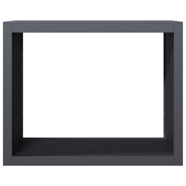 vidaXL Polttopuuteline antrasiitti 100x40x80 cm ter&auml;s