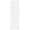 vidaXL Kenk&auml;kaappi valkoinen puu kahdella lokerolla
