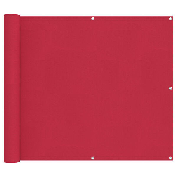 vidaXL Parvekkeen Verho Burgundi 100 x 300 cm Oxford-kangas