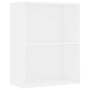 vidaXL Kirjahylly valkoinen 60x30x76,5 cm tekninen puu