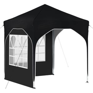 vidaXL Pop-up Juhlateltta 192 x 192 x 245 cm Antrasiitti