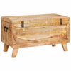 vidaXL S&auml;ilytyslaatikko s&auml;ilytystilassa 70 x 35 x 40 cm t&auml;ysi mangopuu