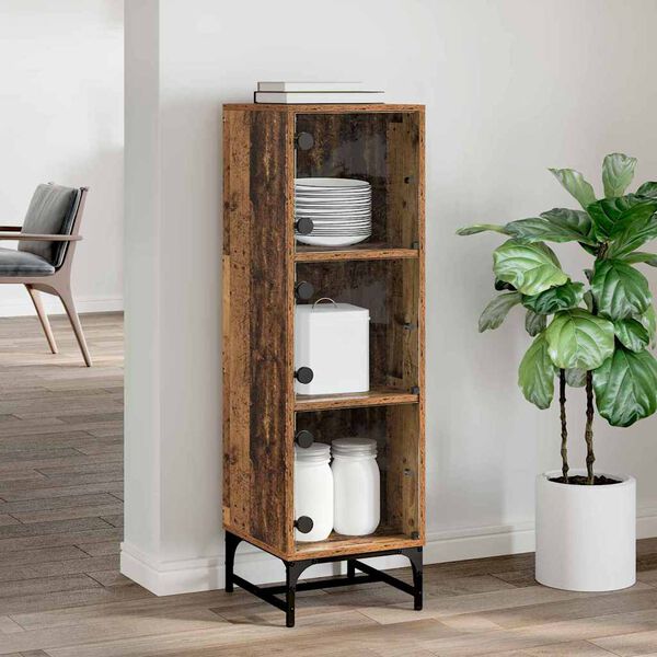 vidaXL Sivup&ouml;yt&auml; Vanha puu 35 x 37 x 117 cm