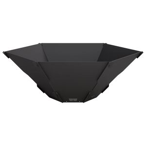 vidaXL Tulisija Musta 58,5 x 51,5 x 19,5 cm Ter&auml;s