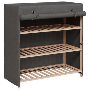 vidaXL Kenk&auml;kaappi suojalla harmaa 79x40x80 cm kangas