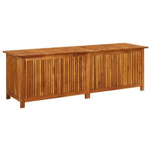 vidaXL Puutarhan varastolaatikko 175x50x58 cm t&auml;ysi akaasiapuu