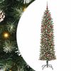 vidaXL Tekopaksu joulupuu Vihre&auml; ja valkoinen 180 cm