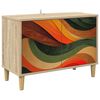 vidaXL TV-kaappi BONN 69 x 33 x 50 cm Sonoma Tekninen puu