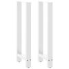 vidaXL Baarip&ouml;yd&auml;n jalat valkoinen 2 kpl 50x(100-101) cm ter&auml;s