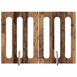 vidaXL Taitettava lemmikkitarha 2 kpl Tammipuu 100,5 x 38 x 70 cm