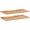 vidaXL Kelluvat hyllyt 2 kpl 60x40x2 cm &ouml;ljytty t&auml;ysi akasiapuu