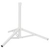 vidaXL Aurinkovarjon Jalusta valkoinen Ter&auml;s for 25-32 mm Pole