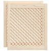 vidaXL Kaapin ovet ristikkomuotoilu 2 kpl 59,5x69 cm t&auml;ysi m&auml;nty