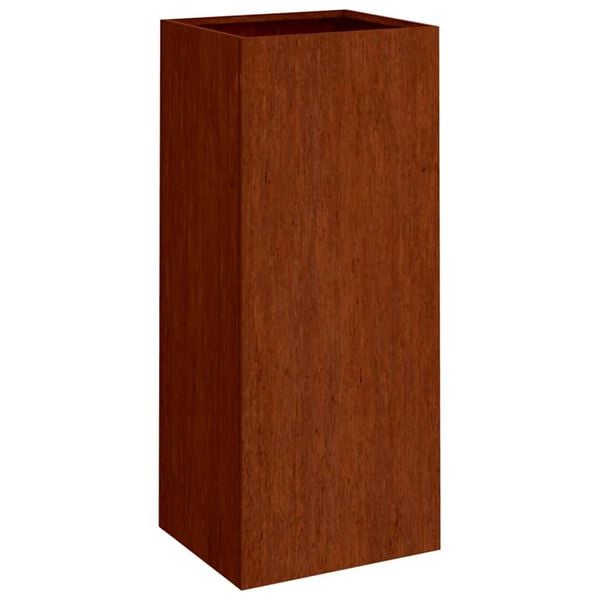 vidaXL Kukkalaatikko 32x29x75 cm Corten ter&auml;s