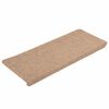 vidaXL Porrasmatot Itsekiinnittyv&auml;t 30 kpl Beige 65x24,5x3,5 cm