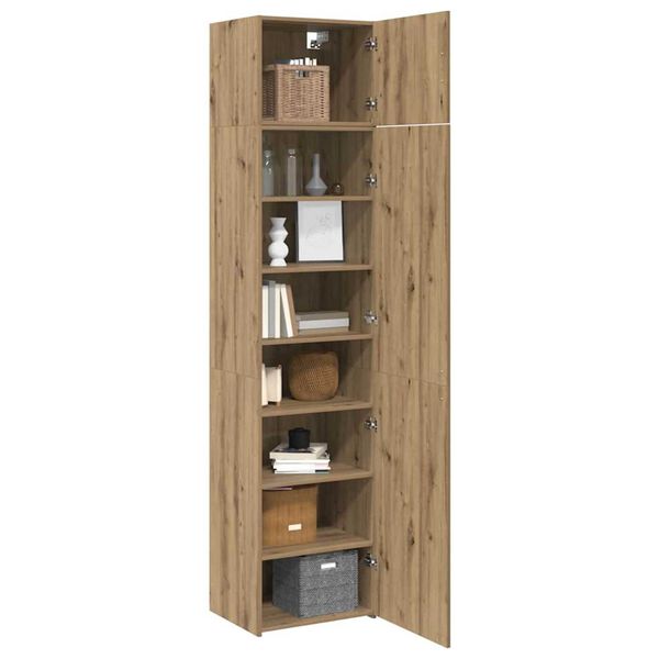 vidaXL Sivup&ouml;yt&auml; 3 pcs Artisan tammi