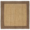 vidaXL Alue Matto Harmaa 120 x 120 cm Juutti