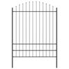 vidaXL Puutarha-aita 7 pcs Harmaa 170 x 225 cm Jauhemaalattu Ter&auml;s