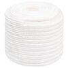 vidaXL Monik&auml;ytt&ouml;inen k&ouml;ysi 18 mm 50 m valkoinen PP