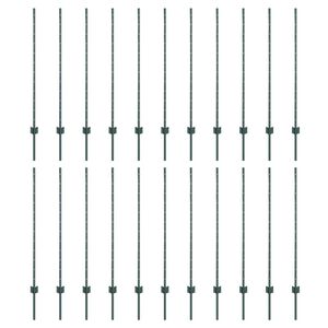vidaXL Aitalatu 22 pcs Vihre&auml; 160 cm Ter&auml;s