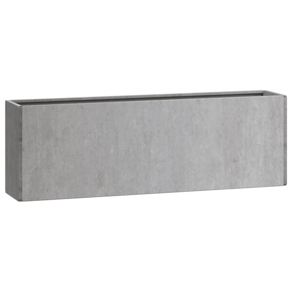 vidaXL Kukkalaatikot 2 kpl ruoste Corten ter&auml;s 53x10x17 cm