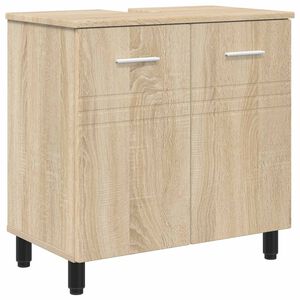 vidaXL Kylpyhuoneen peilikaappi Sonoma-tammi 60 x 35 x 60 cm