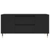 vidaXL Sohvapöytä musta 102x44,5x50 cm tekninen puu