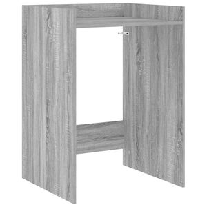 vidaXL Pyykinpesukonekaappi Harmaa Sonoma 67,5 x 62 x 97 cm