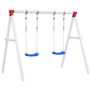 vidaXL Keinuistuimet k&ouml;ysill&auml; 2 kpl sininen 38x16 cm polyeteeni