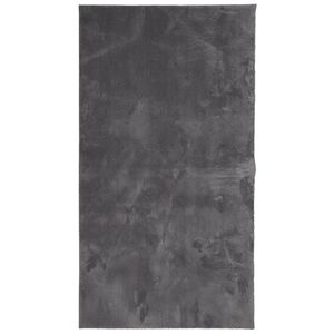 vidaXL Matto HUARTE lyhytnukkainen ja pest&auml;v&auml; antrasiitti 60x110 cm