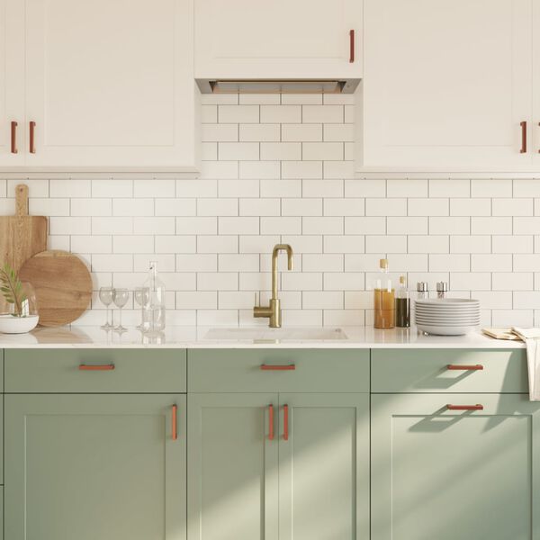 vidaXL Kaapin kahvat 20 kpl pronssi 96 mm ruostumaton ter&auml;s