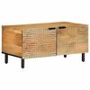 vidaXL Sohvap&ouml;yt&auml; Ruskea 80x50x40 cm Massiivipuu Mango