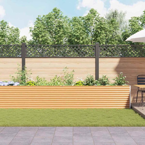 vidaXL Puutarhan Korotettu Kukkalaatikko 485 x 50 x 68 cm