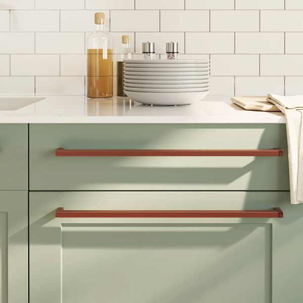 vidaXL Kaapin kahvat 5 kpl pronssi 480 mm ruostumaton ter&auml;s