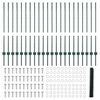 vidaXL Aita ja Tuki Vihre&auml; 1 x 50 m Ter&auml;st&auml; ja PVC:t&auml;