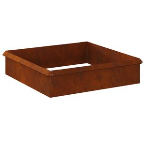 vidaXL Etana-aidat 8 kpl 100 x 3,5 x 25 cm Kulunut Ter&auml;s Ruosteinen