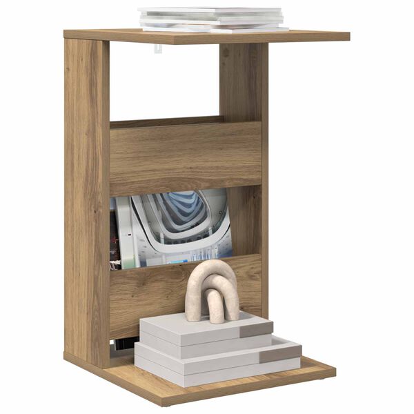 vidaXL Sivup&ouml;yt&auml; Artisan tammi 40 x 35 x 60,5 cm Tekninen puu