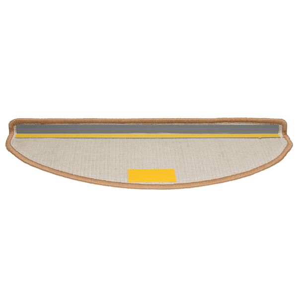 vidaXL Porrasmatot 30 kpl 65x21x4 cm Beige puolipy&ouml;re&auml; suuri